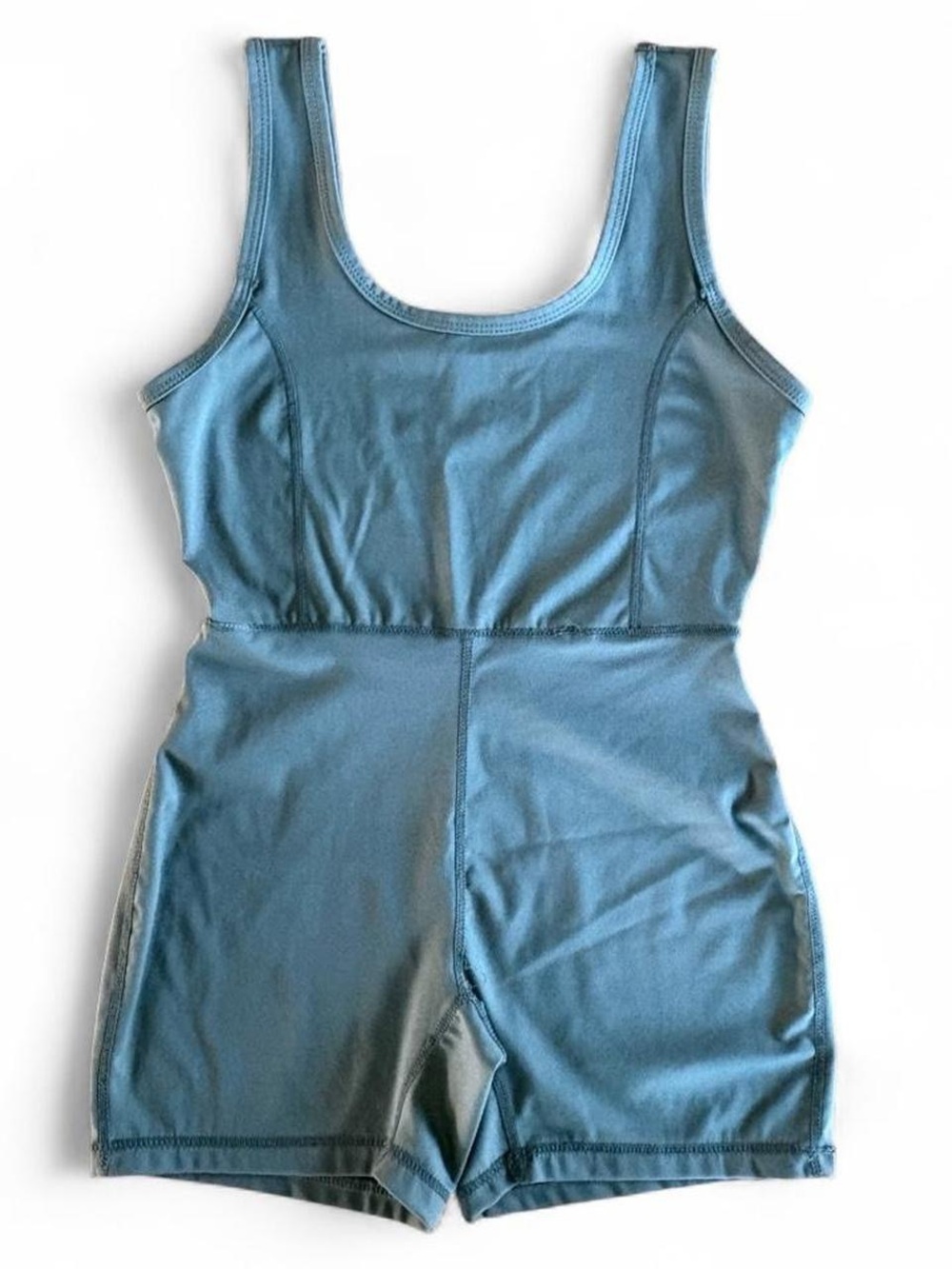 Olive green romper XS buttery soft bodysuit workout yoga Athleisure minimalist